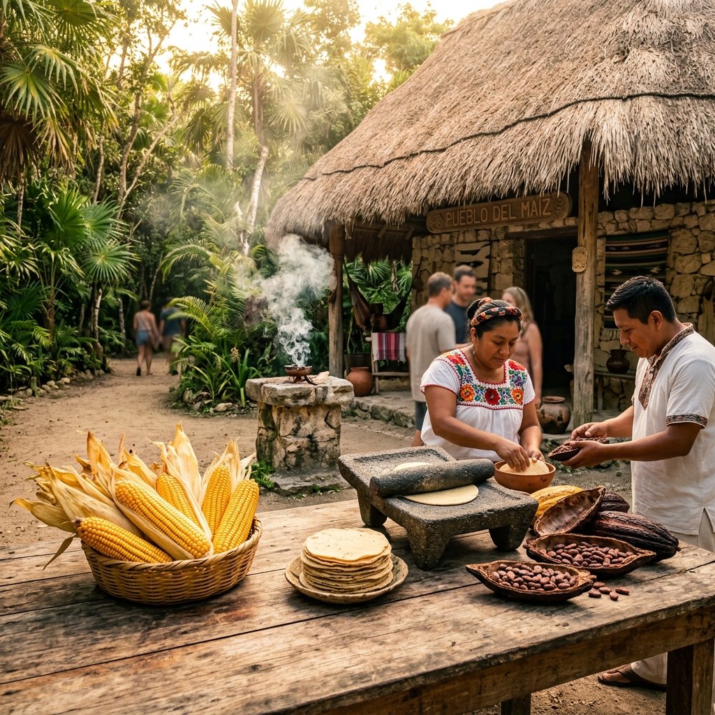 Pueblo del Maíz Cozumel: Experiencia Maya Interactiva y Cultural
